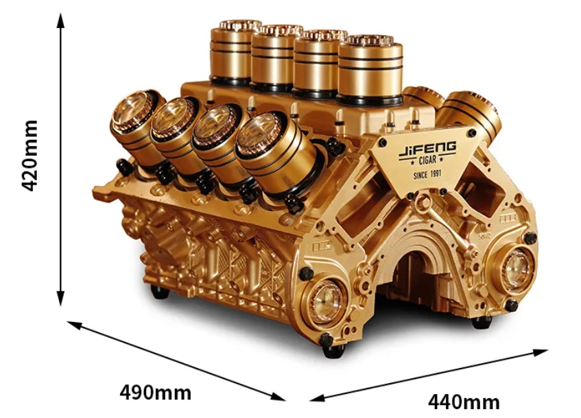V12 Engine Humidor